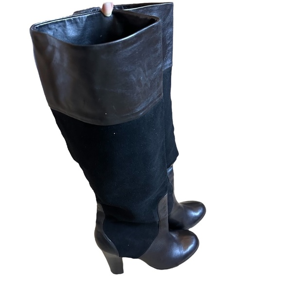 Steven by Steve Madden Leather & Suede Knee High Boots - Picture 6 of 14